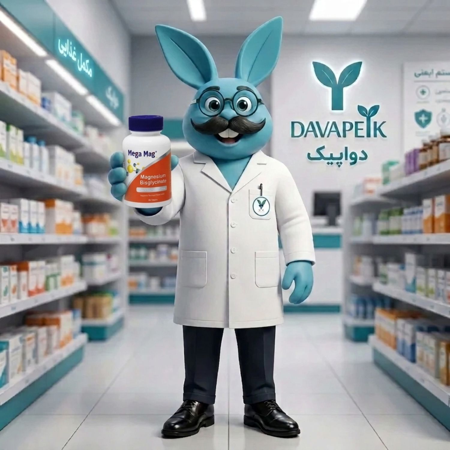  منیزیم بیس گلایسینات مگامگ دوادد 