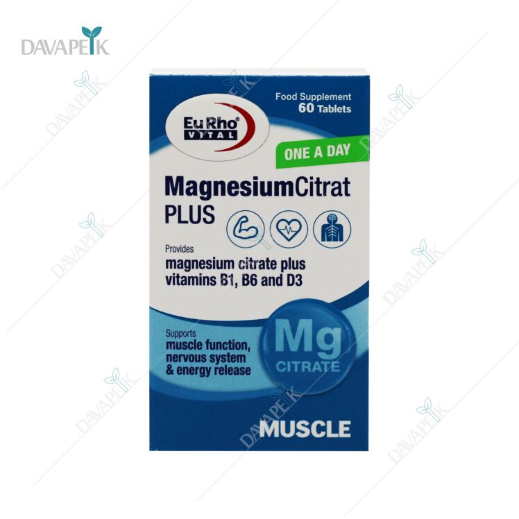 منیزیم سیترات پلاس یوروویتال