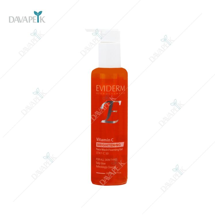 ویتامین سی اویدرم فوم ژل شوینده انواع پوست