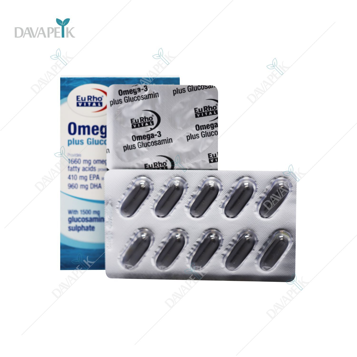  خرید امگا3 پلاس گلوکزآمین از سایت دواپیک 