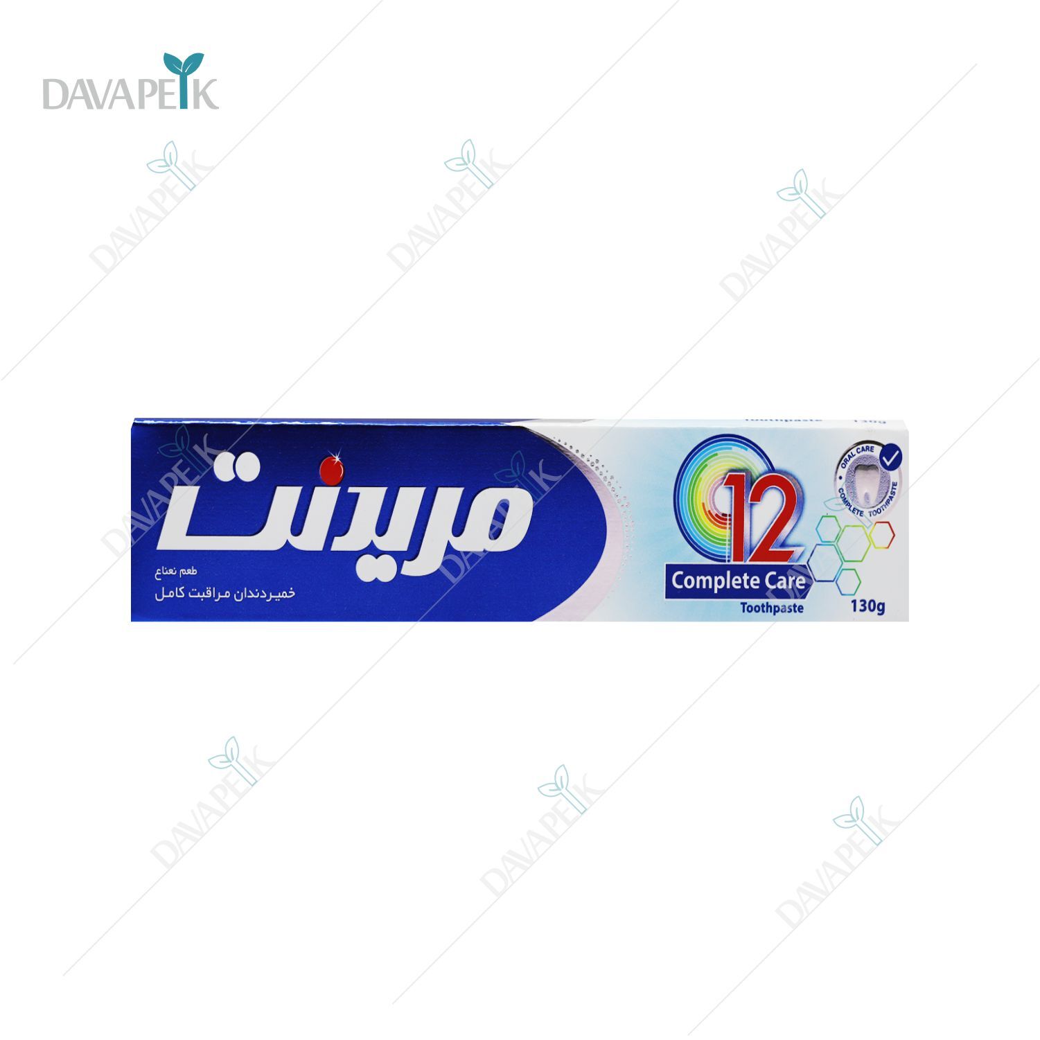  خمیردندان مراقبت ۱۲ کاره مریدنت قابل خرید از داروخانه آنلاین دواپیک 