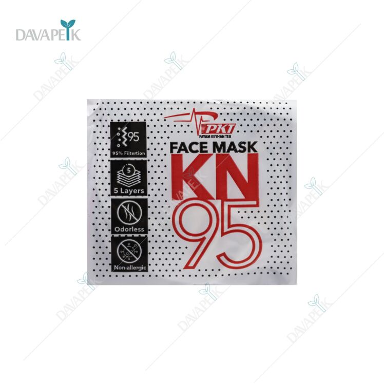 ماسک 5 لایه KN95 مناسب آلودگی هوا پیام کیهان طب 