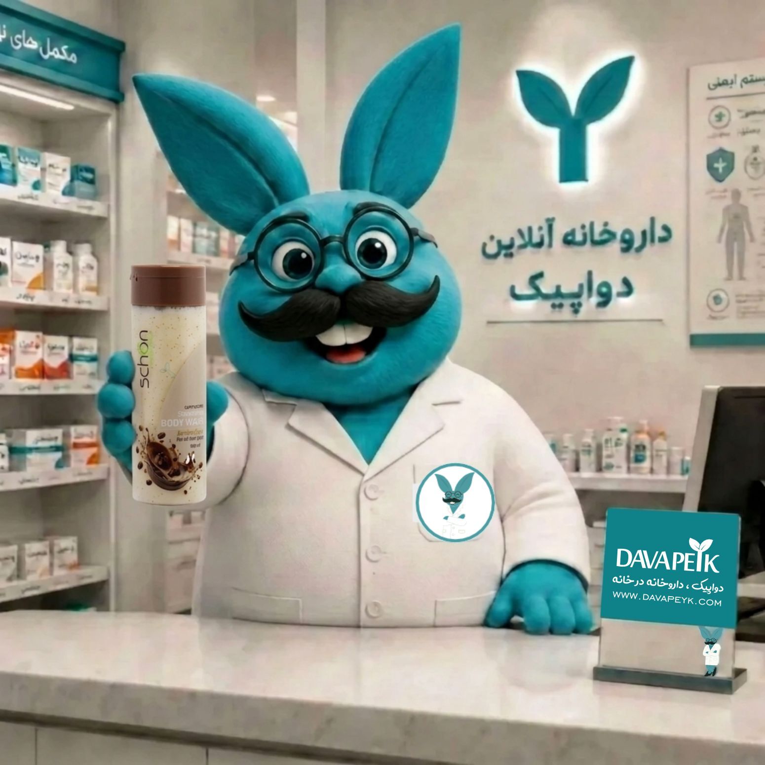  شامپو بدن کاپوچینو شون در دستان دوادد 