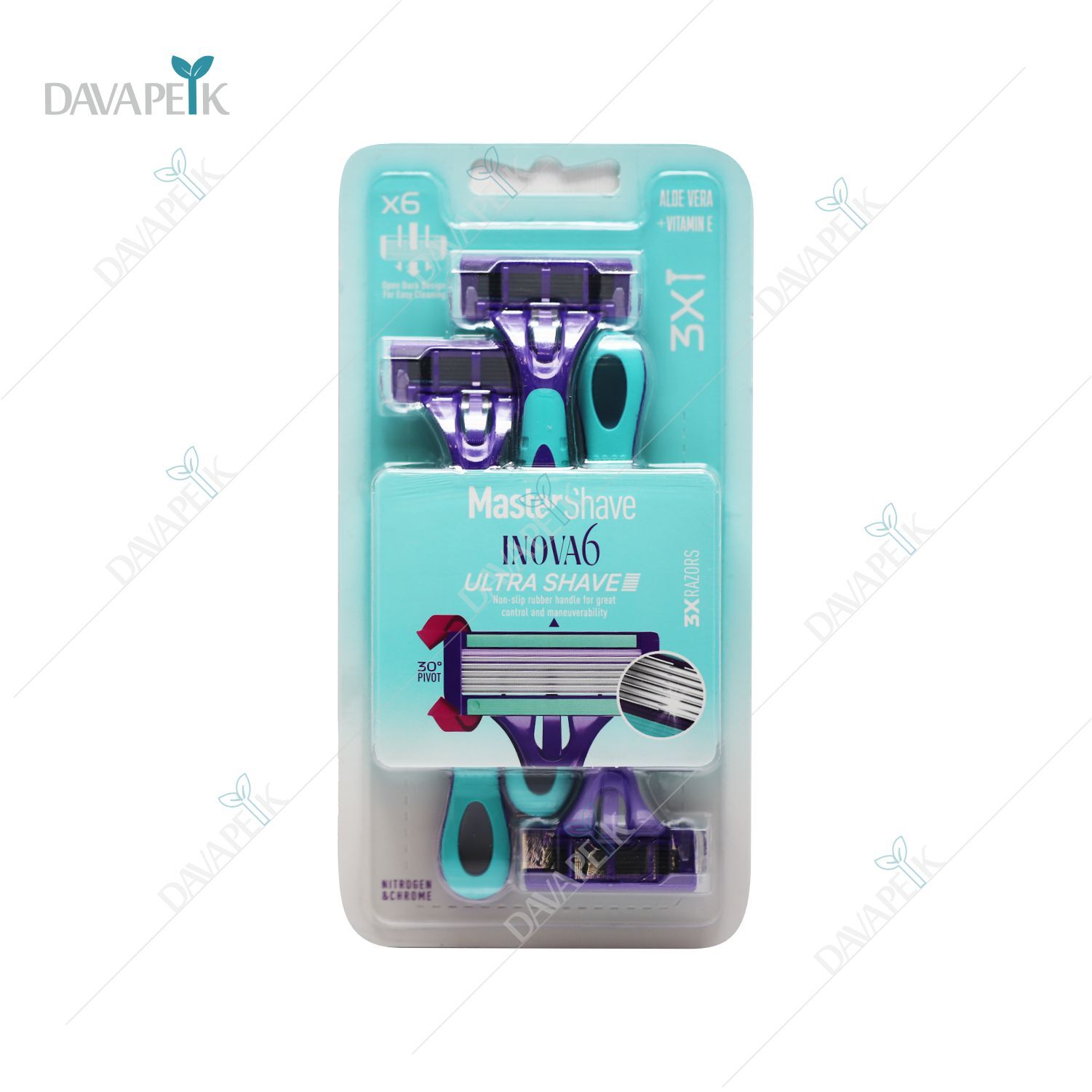 تیغ اصلاح مستر شیو 6 لبه زنانه