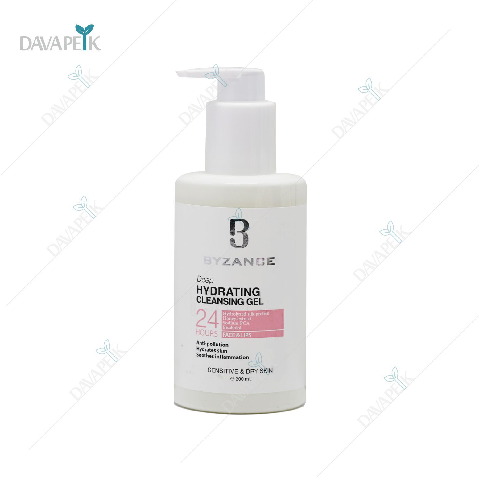  ژل شستشوی صورت بیزانس مخصوص پوست خشک و حساس 