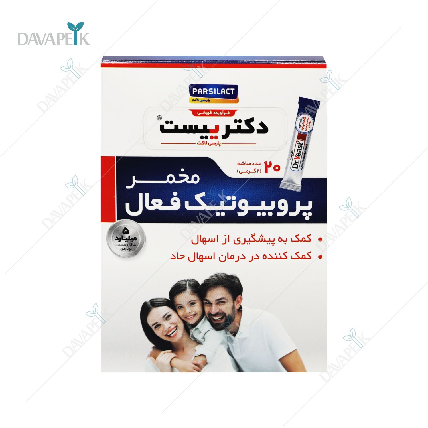  پارسی لاکت دکتر ییست مخمر پروبیوتیک فعال 
