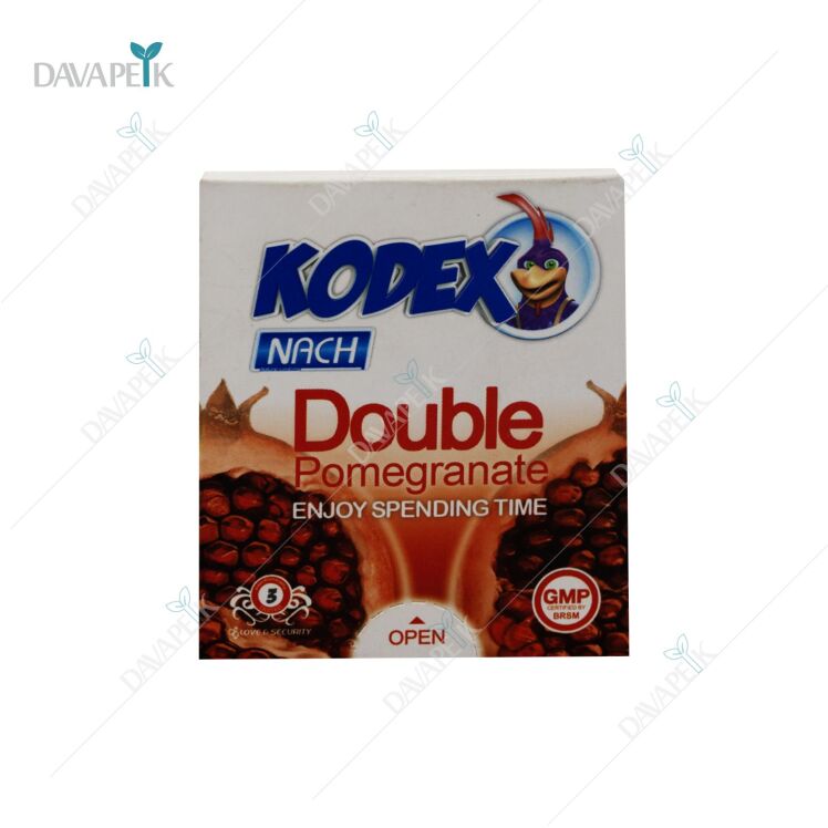بسته ۳ عددی کاندوم کدکس مدل انار ( Pomegranate ) با خاصیت تنگ‌ کنندگی