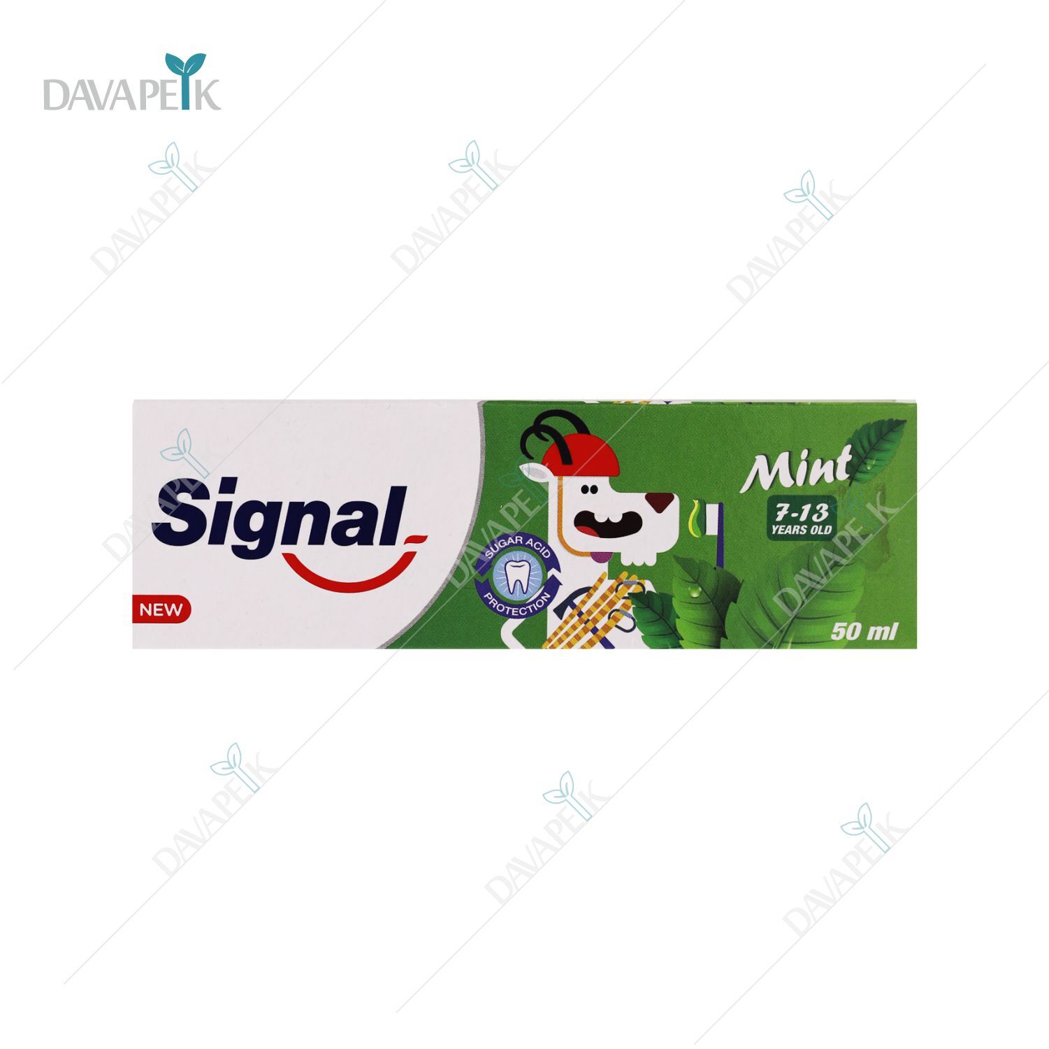  خمیر دندان سیگنال مخصوص کودکان ۷ تا ۱۳ سال با طعم نعنا 