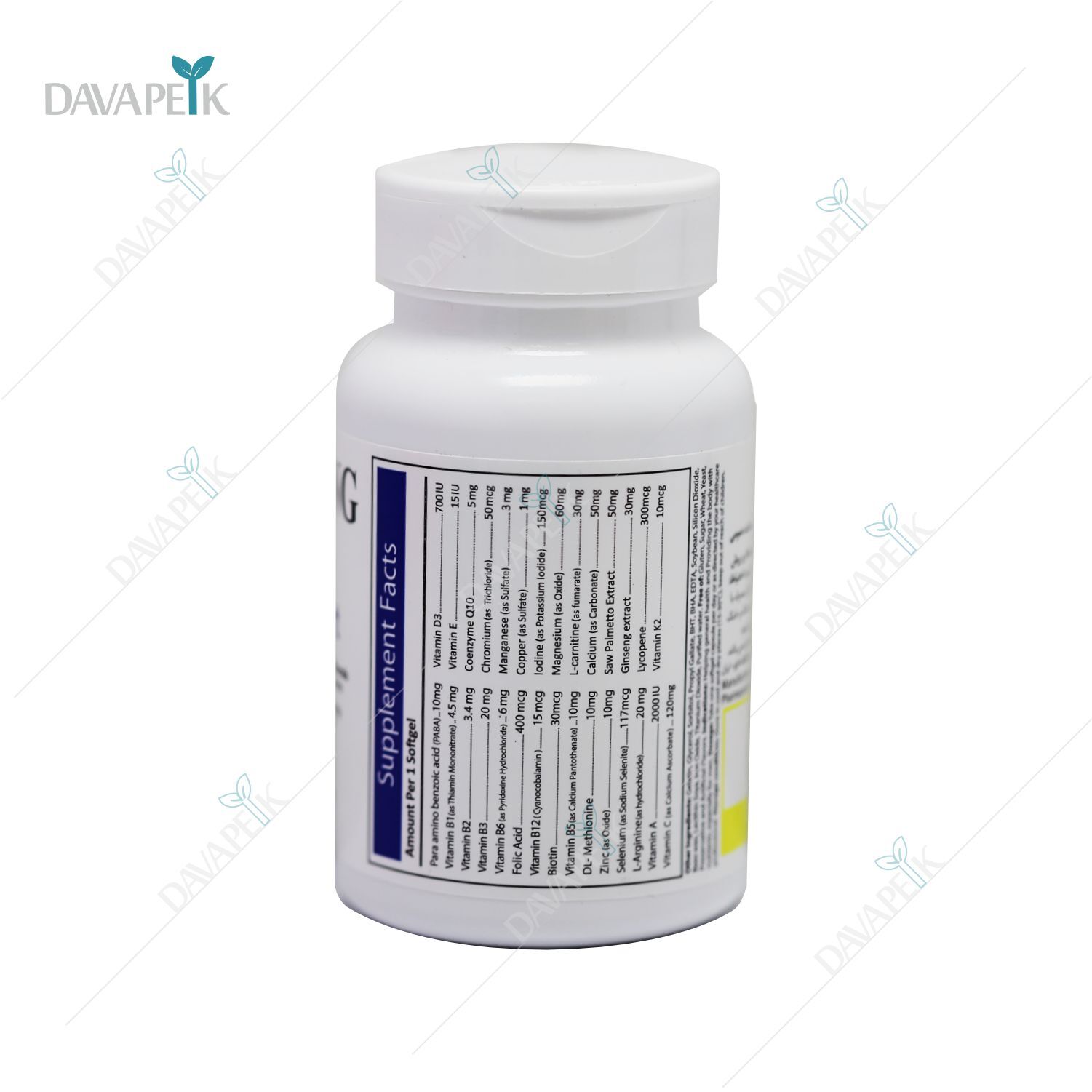  خرید مکمل مولتی ویتامین برای آقایان 