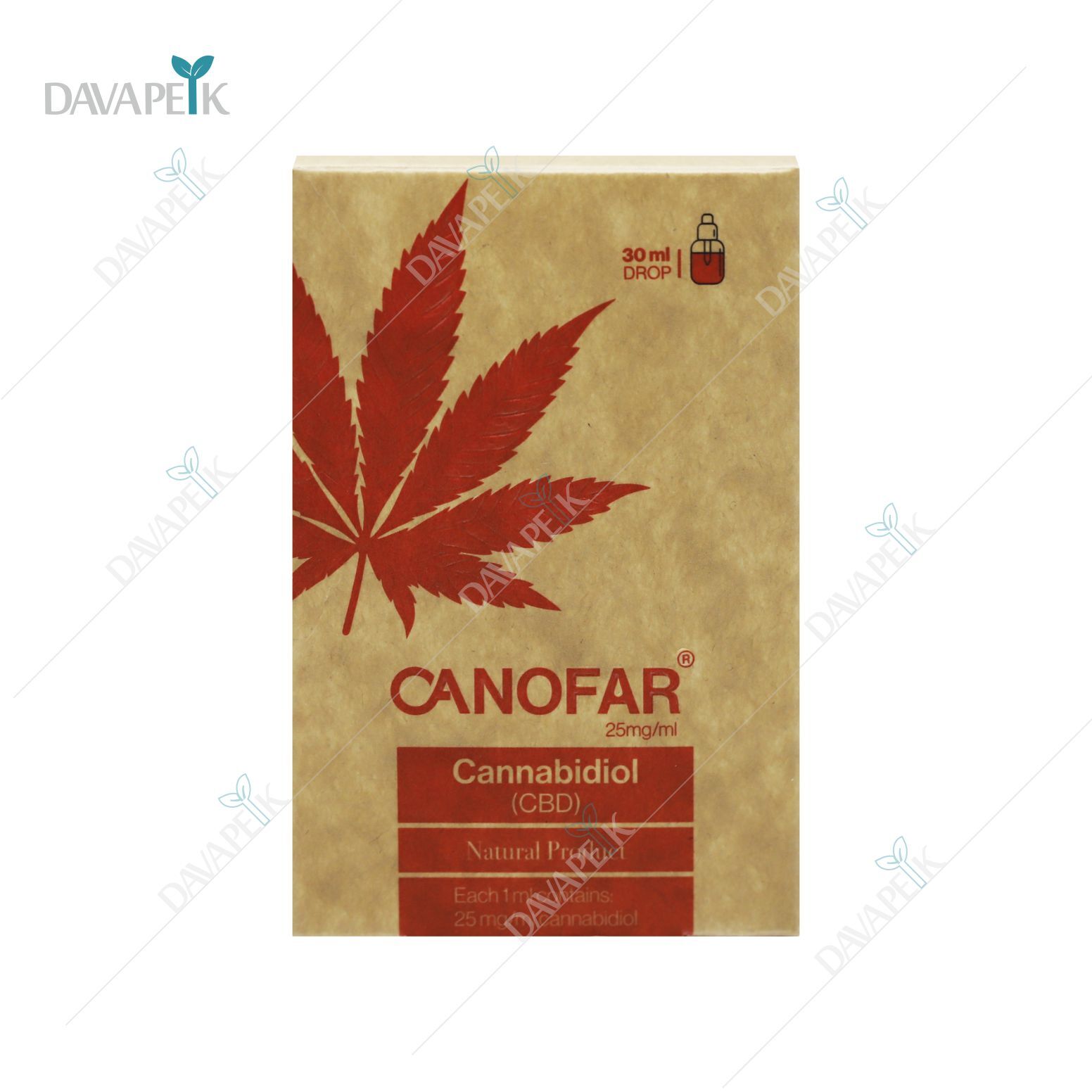 قطره CBD با حجم 30 میلی لیتری در دواپیک