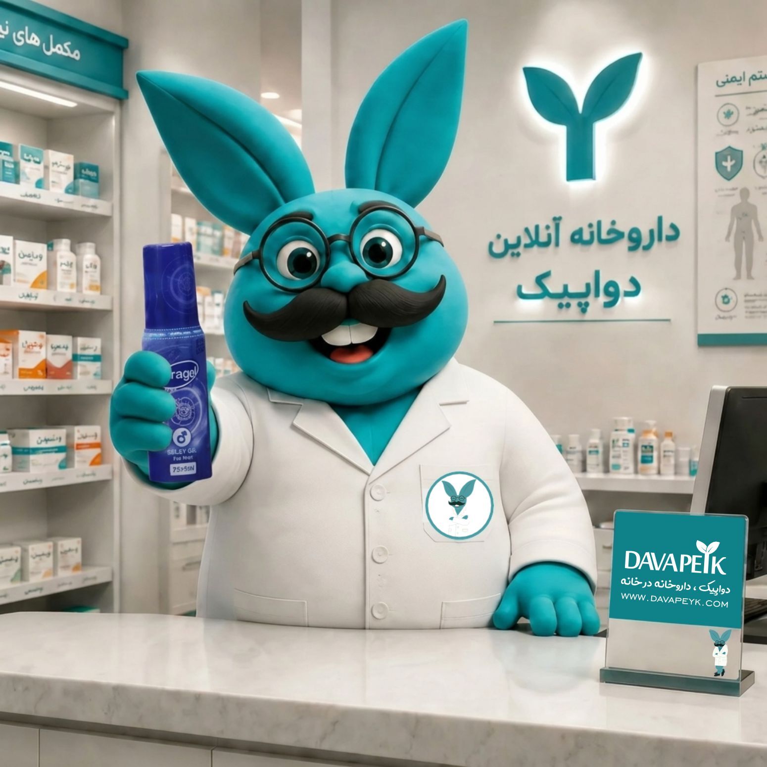 ژل لوبریکانت کاراژل پمپی تاخیری آبی با دوادد در داروخانه آنلاین دواپیک