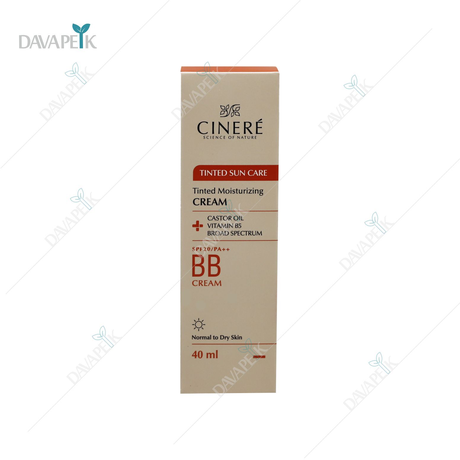  تصویر کرم پودر بی‌بی کرم سینره رنگ Light Beige 