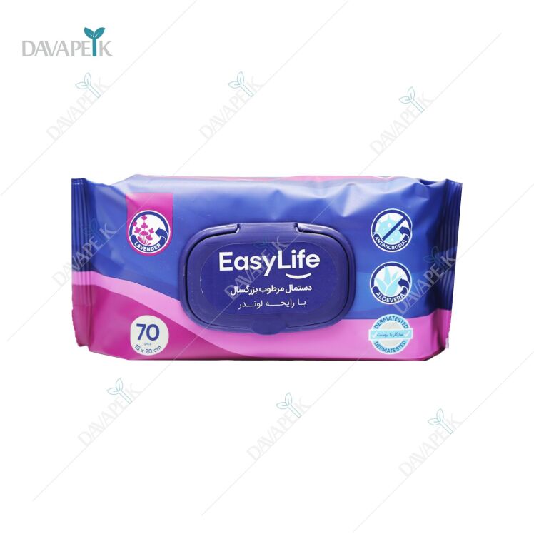 دستمال مرطوب رایحه گل ایزی لایف 