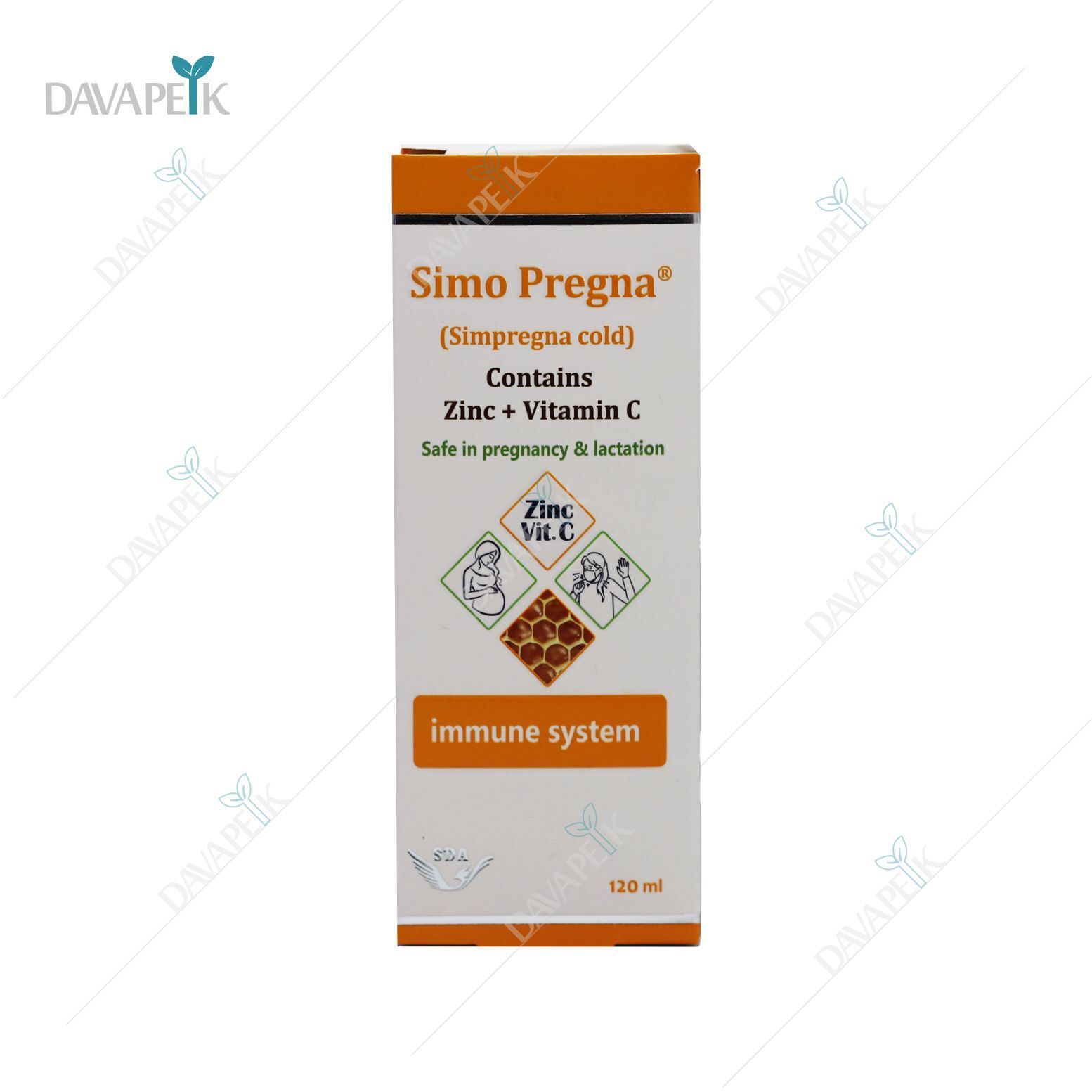  سیمو پرگنا شربت تقویت سیستم ایمنی سیمرغ داروی عطار 