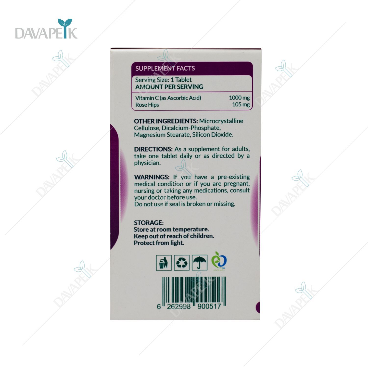  ویتامین سی و رز هیپ نیچرز پلنتی 