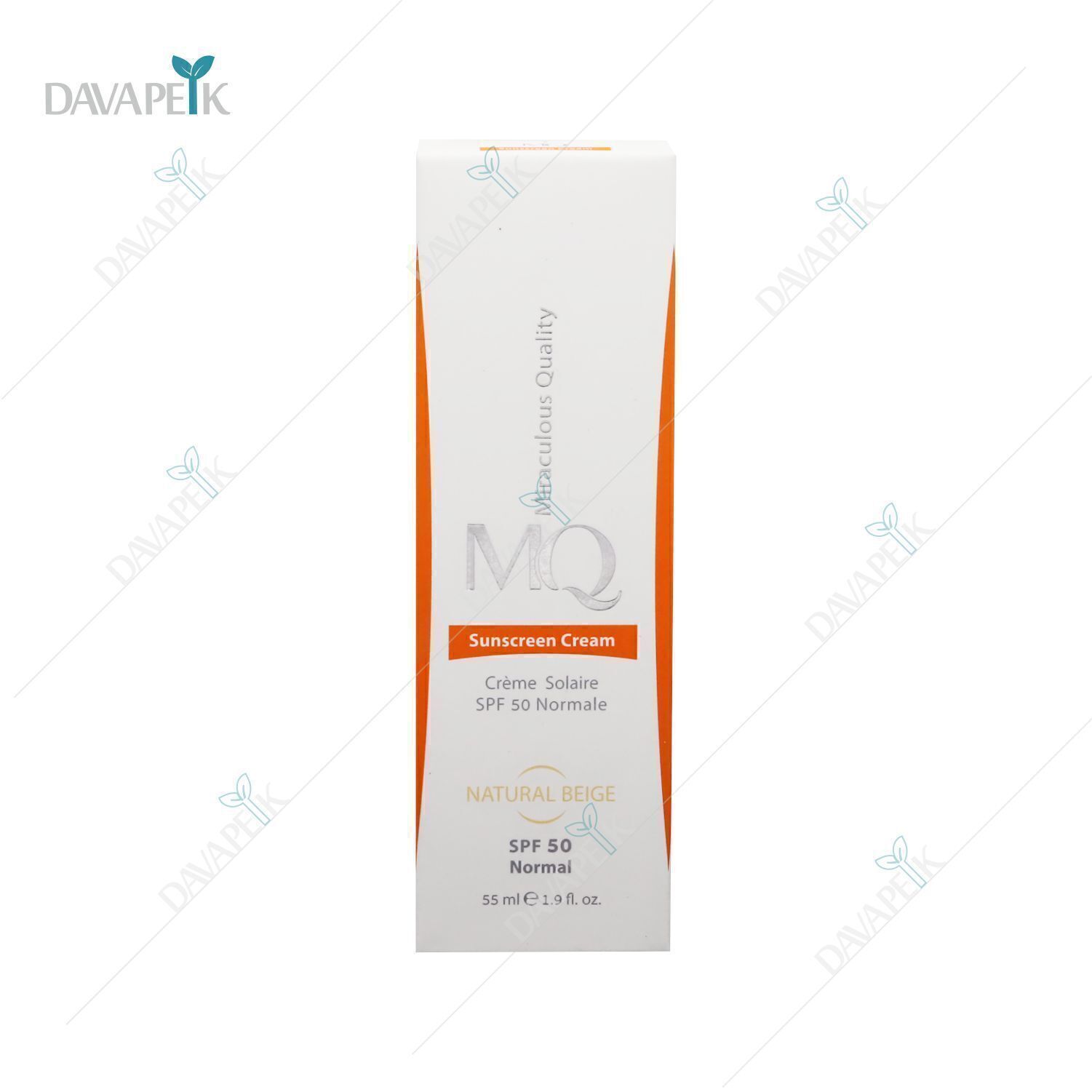 خرید ضد آفتاب رنگی ام کیو SPF 50 با پوشش طبیعی 