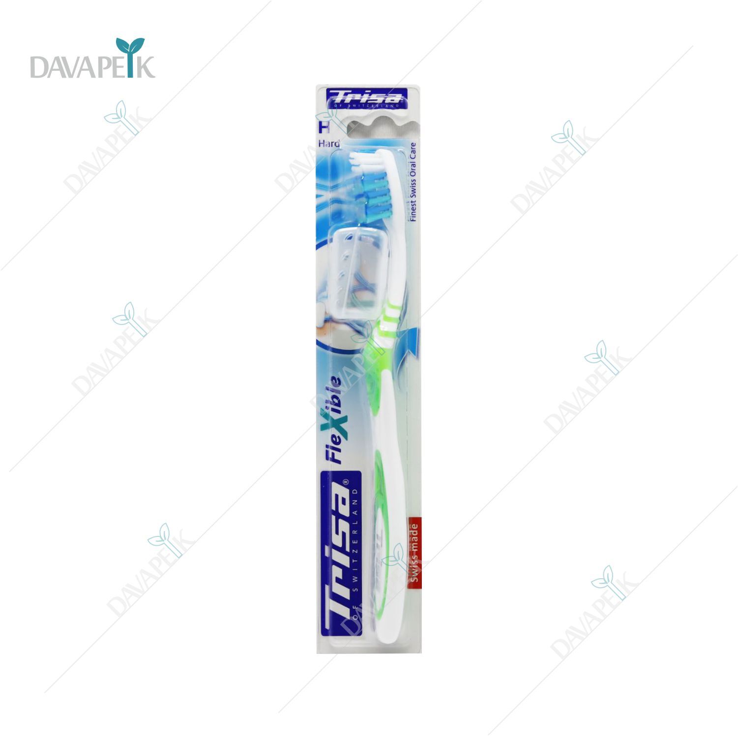 مسواک تریزا مدل Flexible Hard با برس سخت برای پاکسازی عمیق دندانها