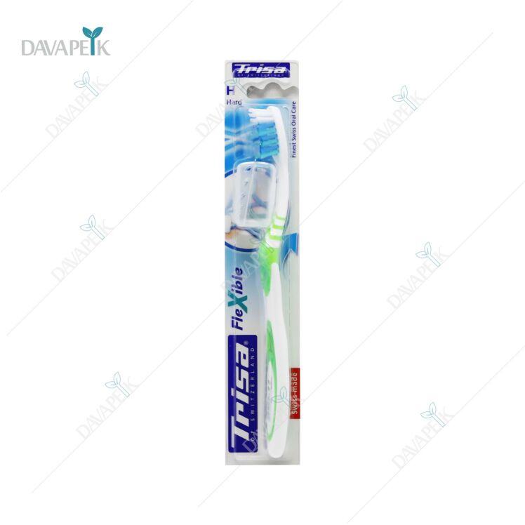 مسواک تریزا مدل Flexible Hard با برس سخت برای پاکسازی عمیق دندانها