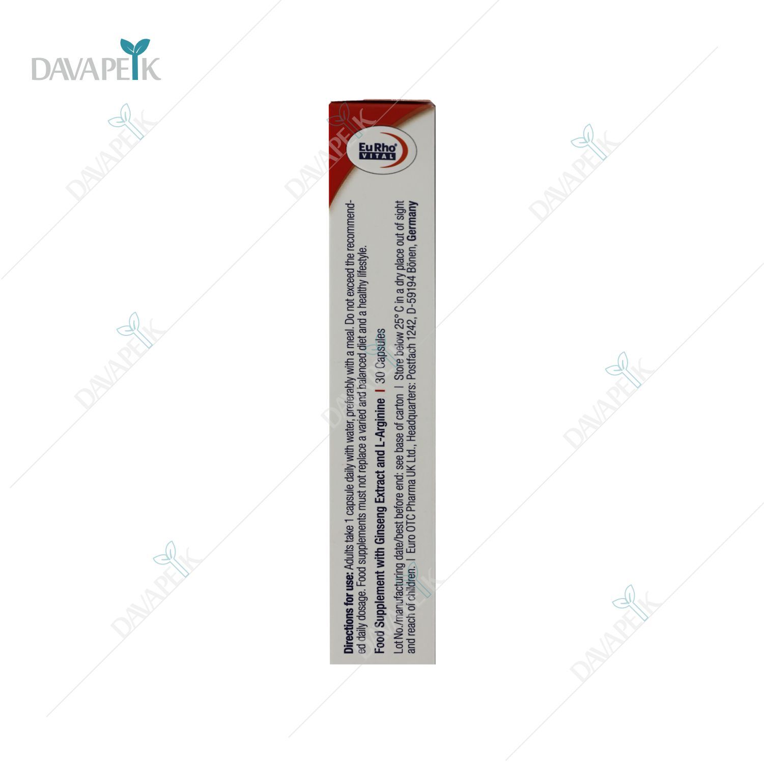  جینسینگ پلاس یوروویتال 