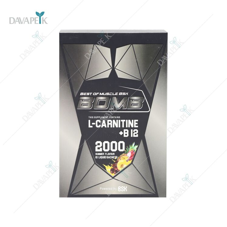 بمب ال کارنیتین و ب12 2000 میلی گرم بی اس کی