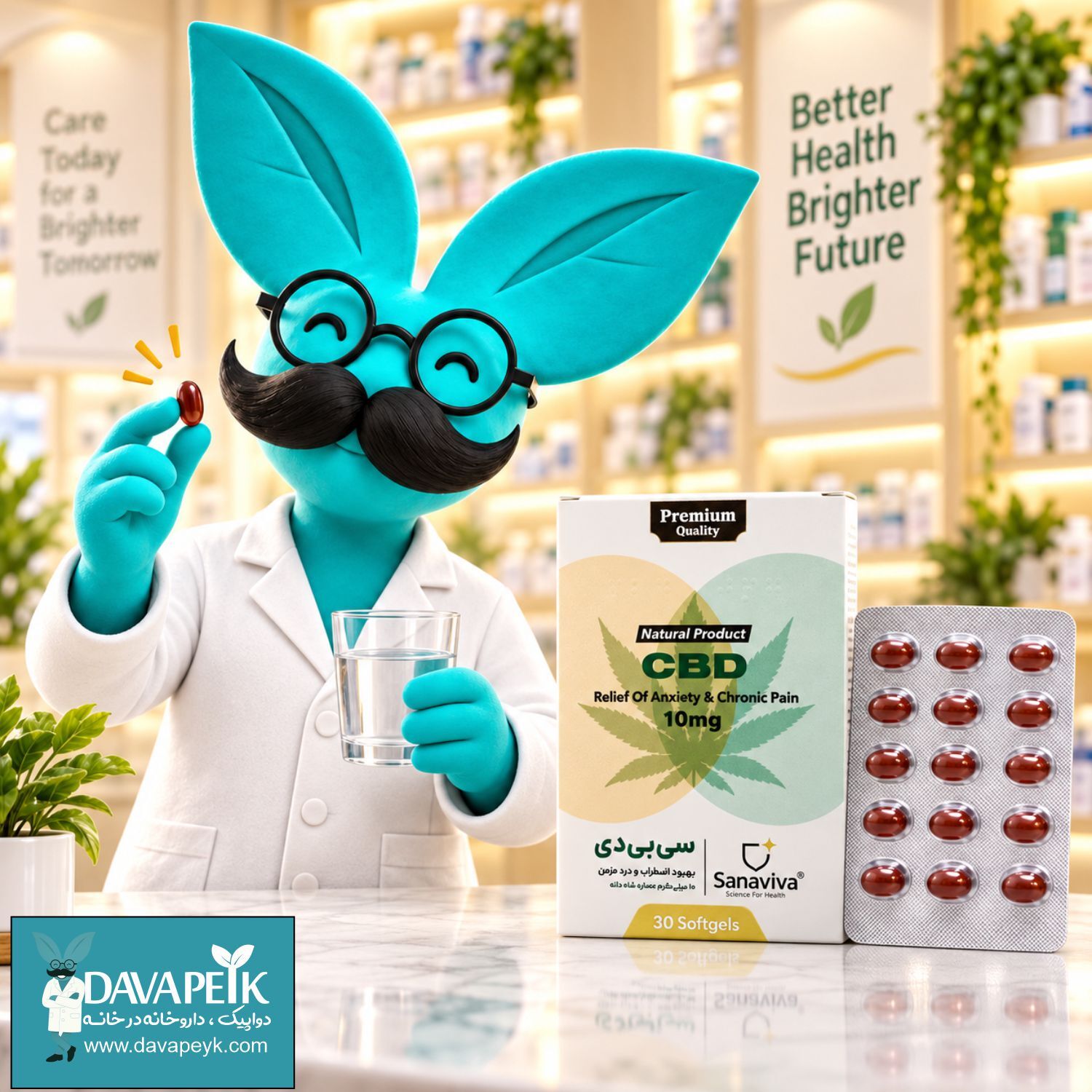 سی بی دی ساناویوا در دستان دوادد