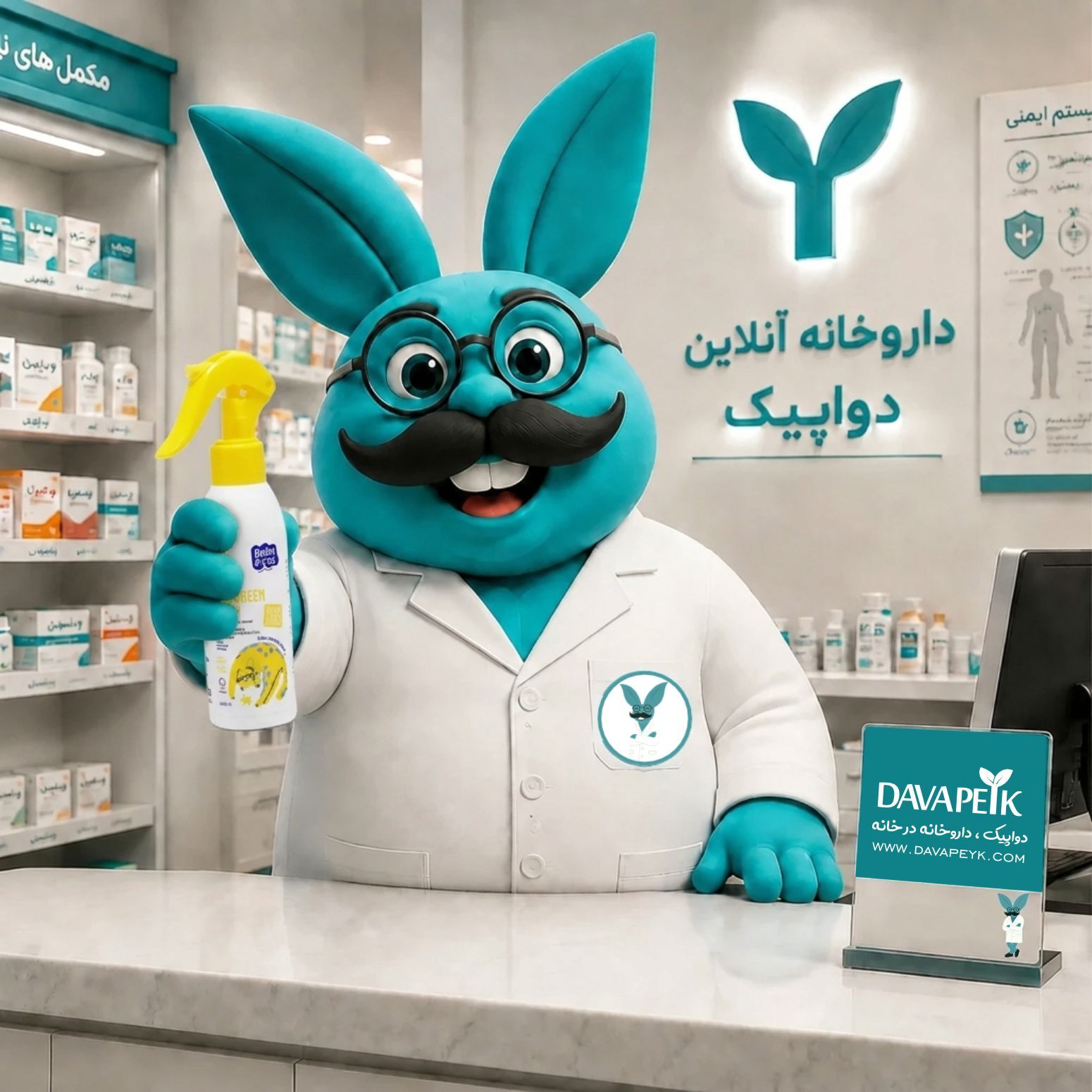  اسپری ضدآفتاب اس پی اف 50 بیبی فرست 150 میلی لیتر در دستان دواپیک 