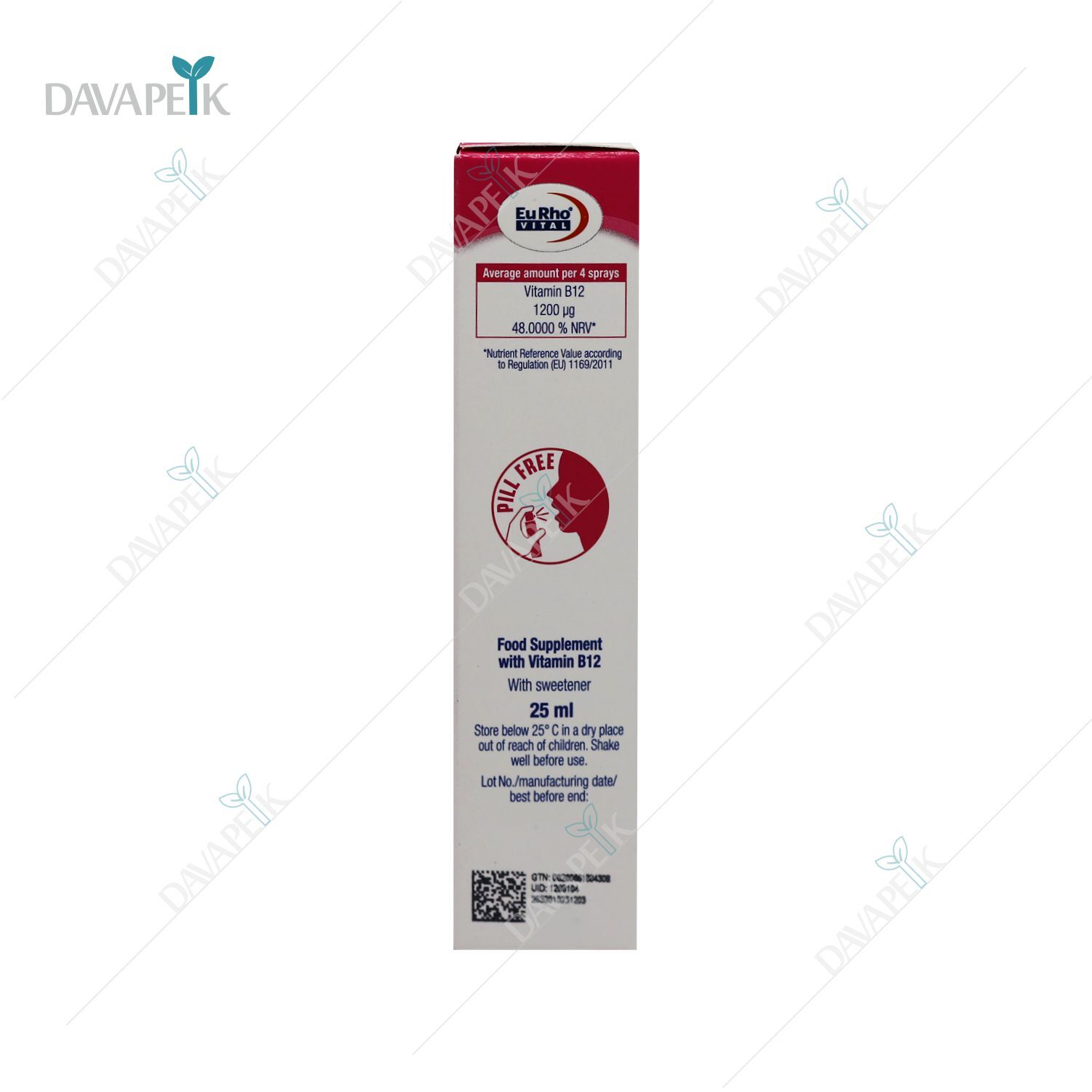 خریید ب12 اسپری یوروویتال دردهان