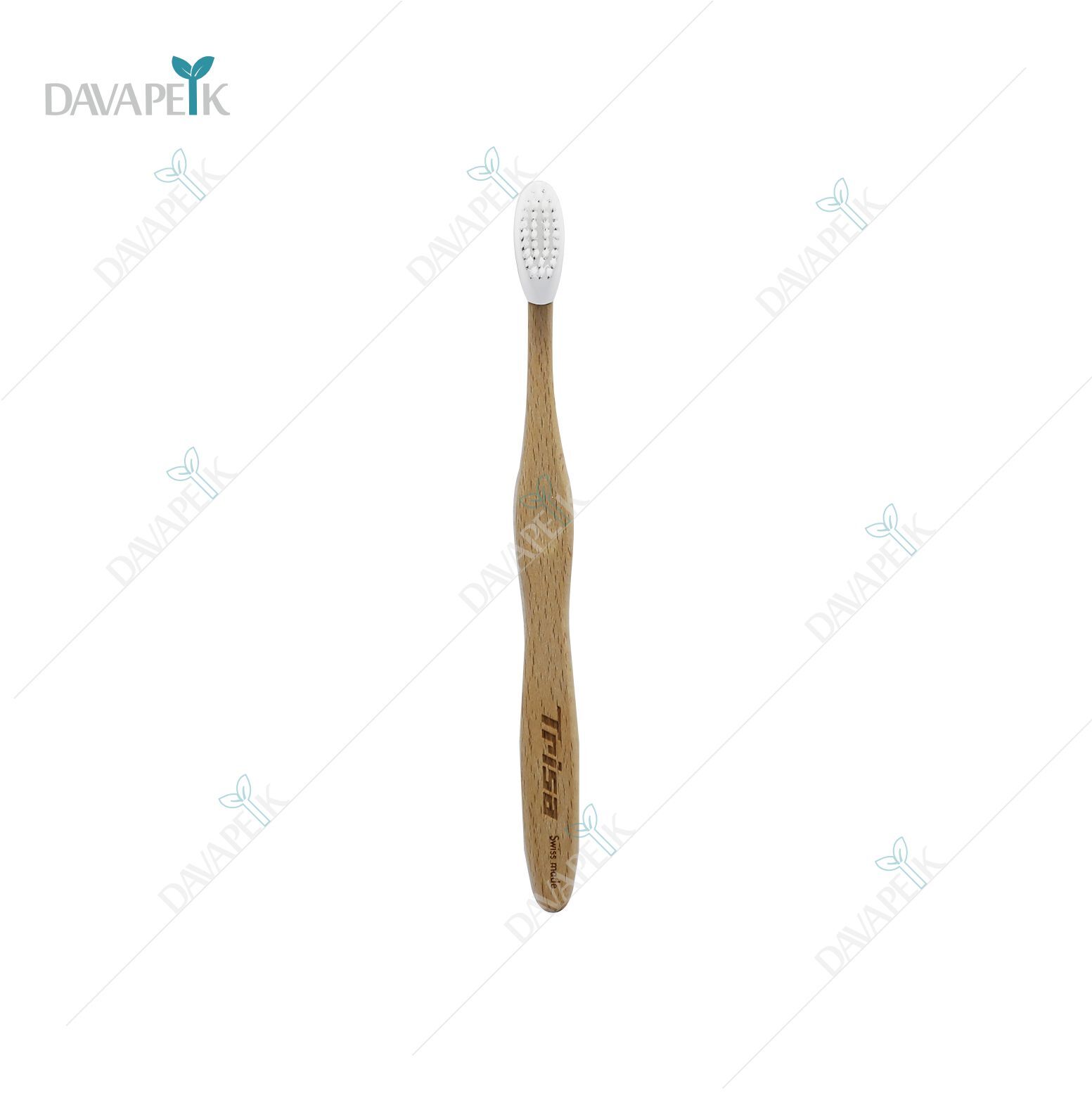 عکس آنباکس مسواک دسته چوبی تریزا