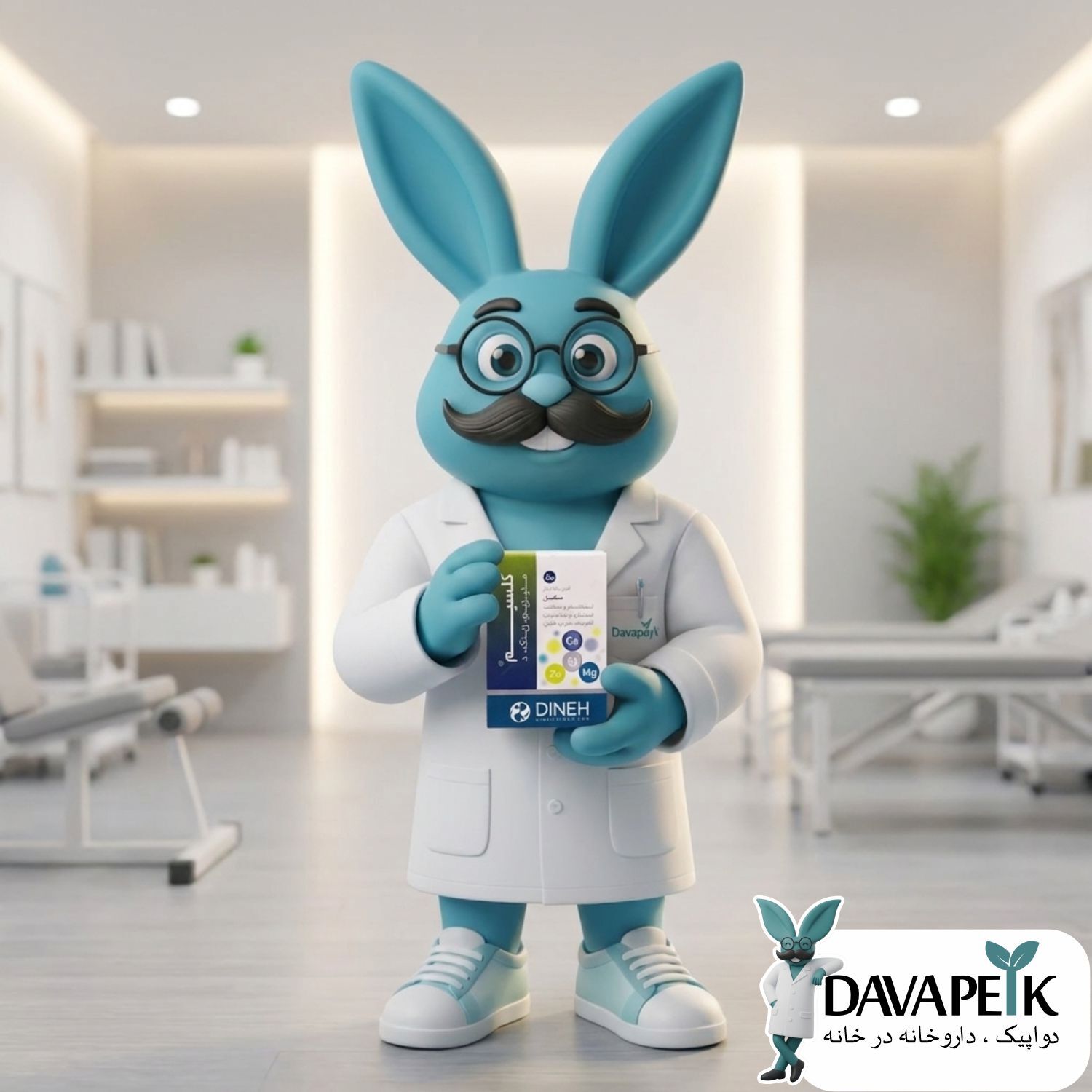  دینه کلسیم منیزیم زینک و ویتامین د - Dineh Calcium Magnesium Zinc And Vitamin D Tablets 