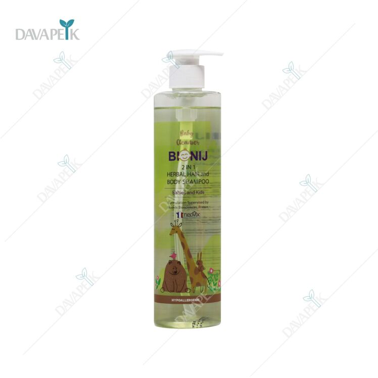 شامپو گیاهی بیونیج مخصوص مو و بدن