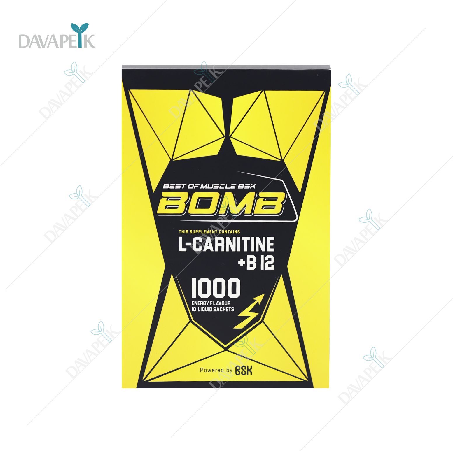  بمب ال کارنیتین و ب12 1000 میلی گرم بی اس کی 