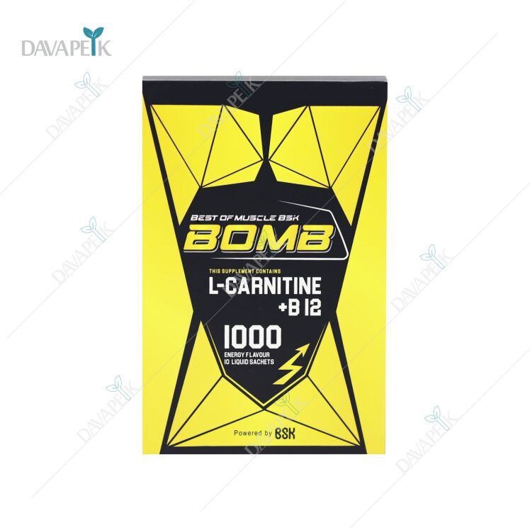 بمب ال کارنیتین و ب12 1000 میلی گرم بی اس کی