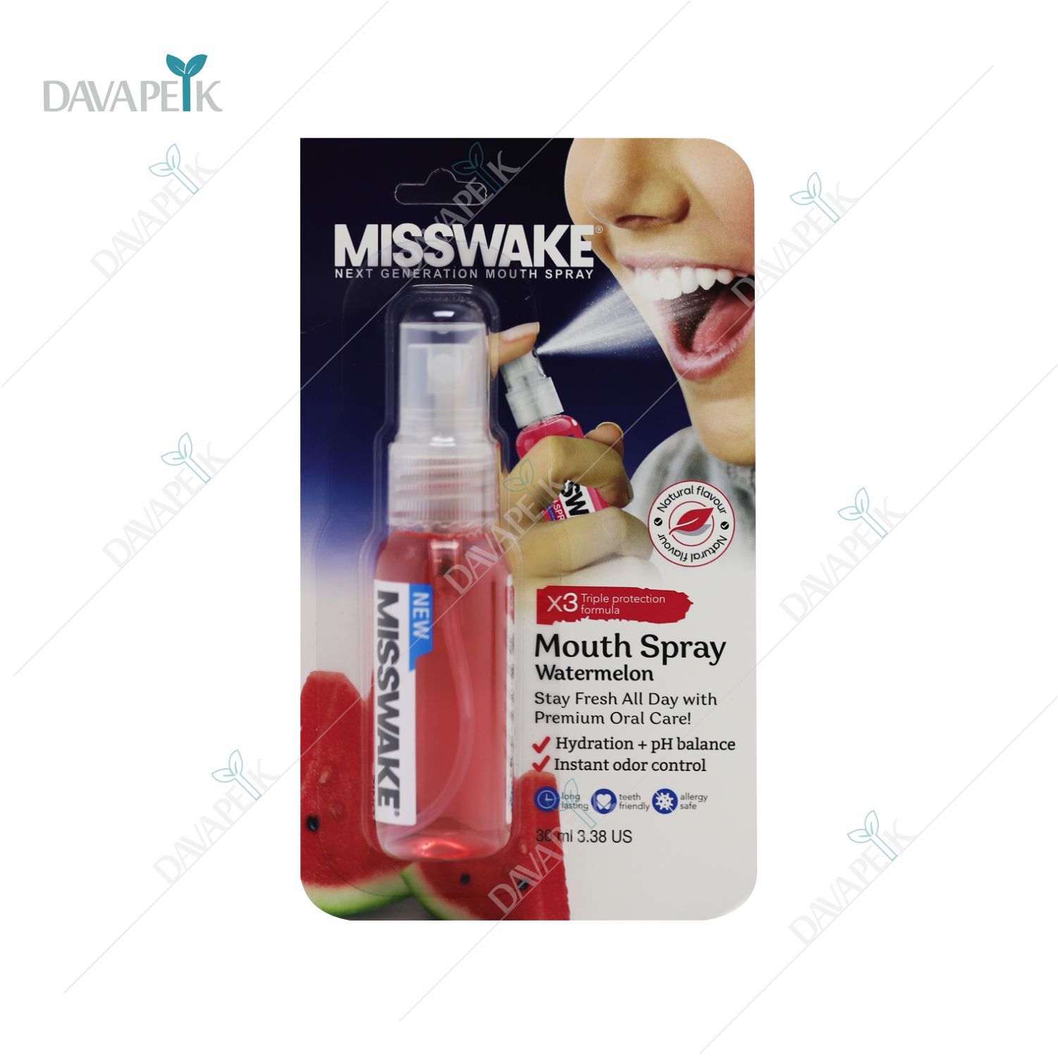  اسپری میسویک در بسته‌بندی کوچک و سبک طراحی شده و به‌راحتی در کیف یا جیب قابل حمل است. 
