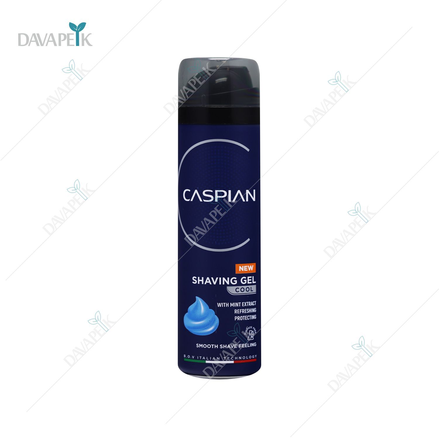  ژل اصلاح مردانه کاسپین با حس خنکی 
