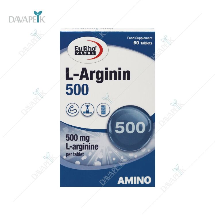ال آرژنین 500 میلی گرم یوروویتال 