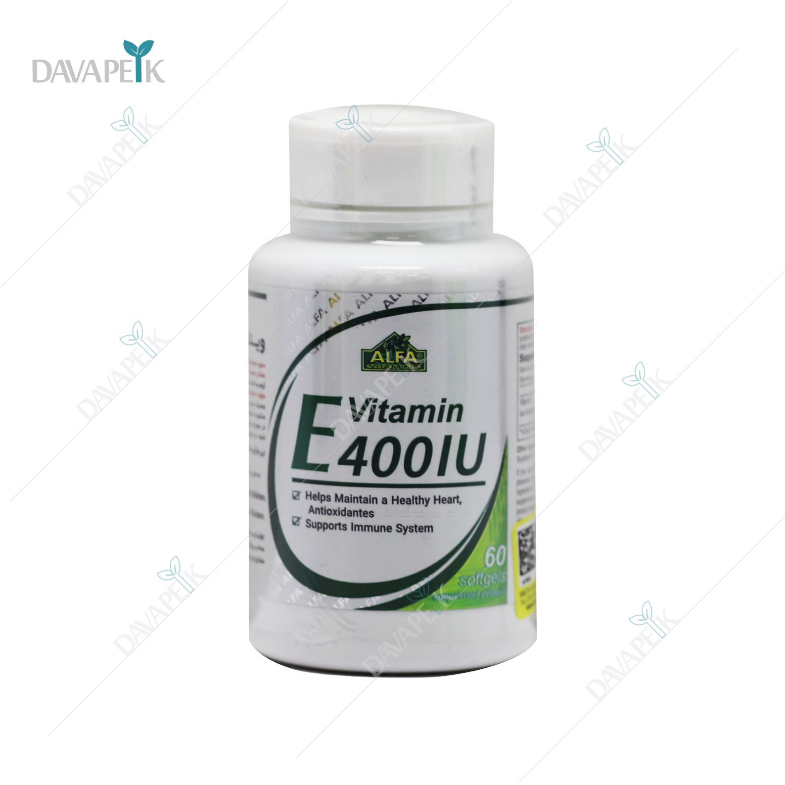  ویتامین ای آلفا ویتامنیز 400 آی یو 