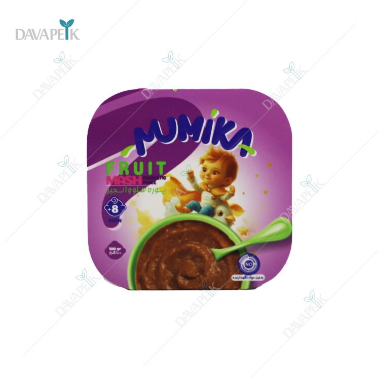 مامیکا غذای کودک پوره هلو وانجیر بالای 8ماه