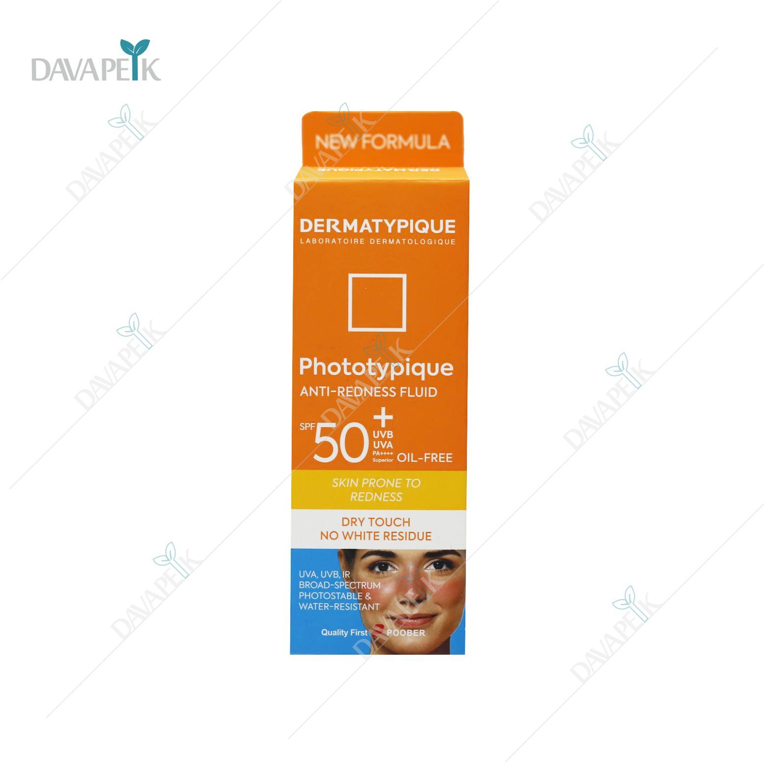  فلوئید ضد آفتاب پوست قرمز و حساس SPF 50+ فتوتیپیک درماتیپیک 