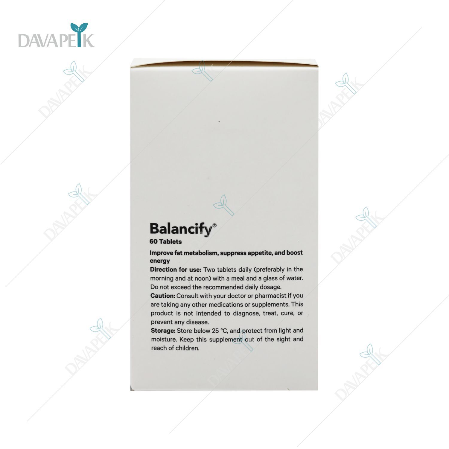  قیمت و خرید مکمل لاغری بلنسیفای در داروخانه آنلاین دواپیک 