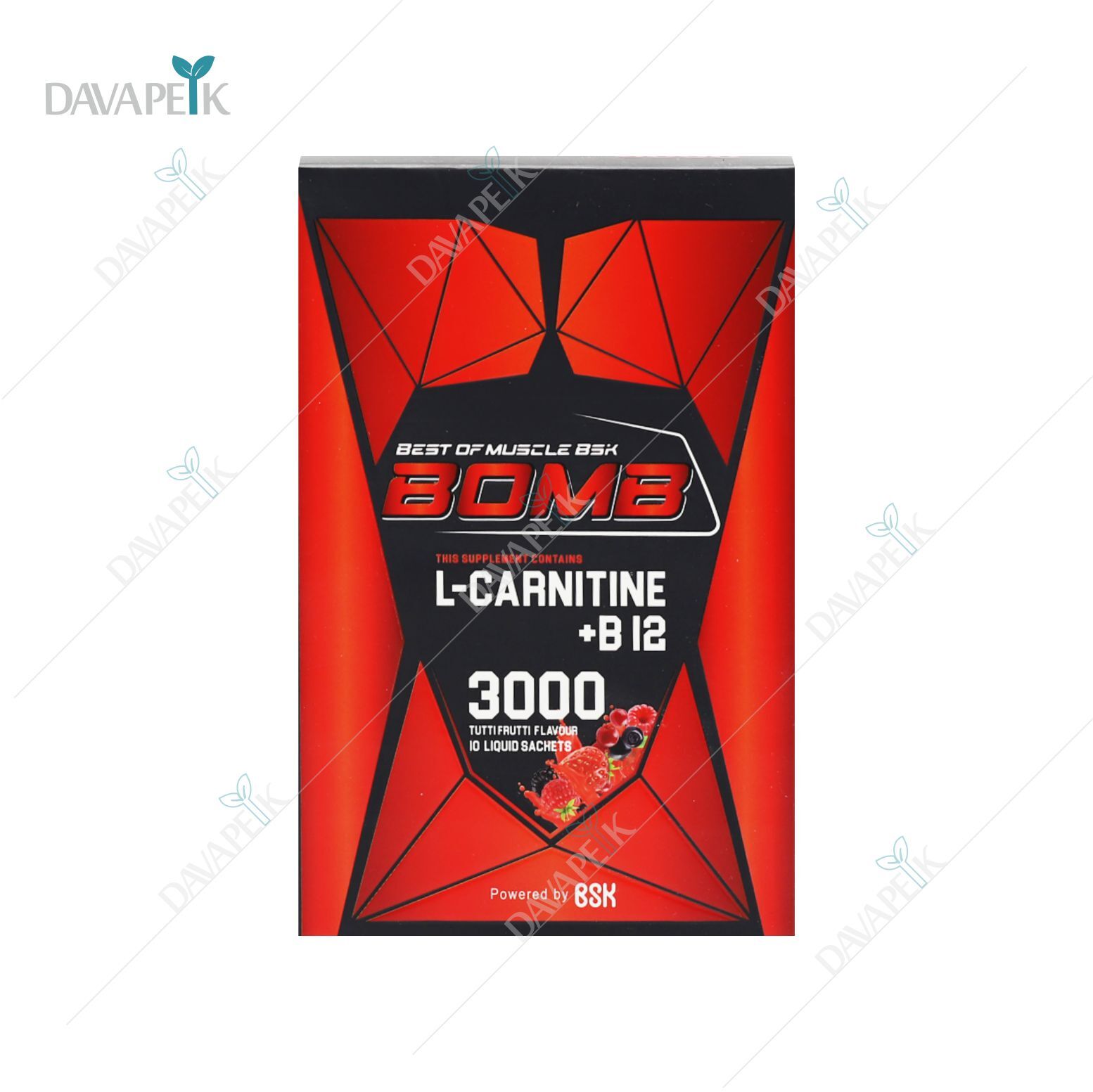  بمب ال کارنیتین و ب12 3000 میلی گرم بی اس کی 