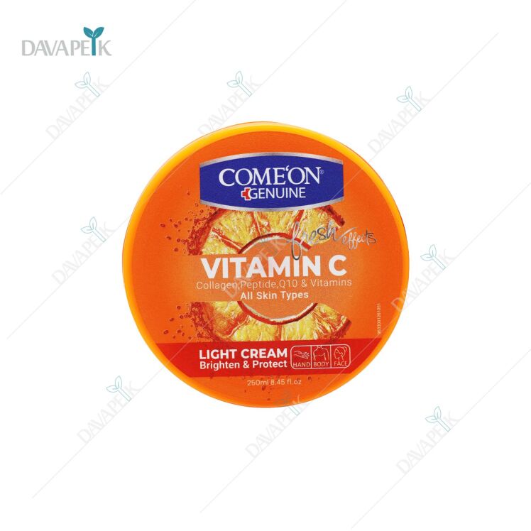 مرطوب کننده کامان حاوی ویتامین سی برای انواع پوست