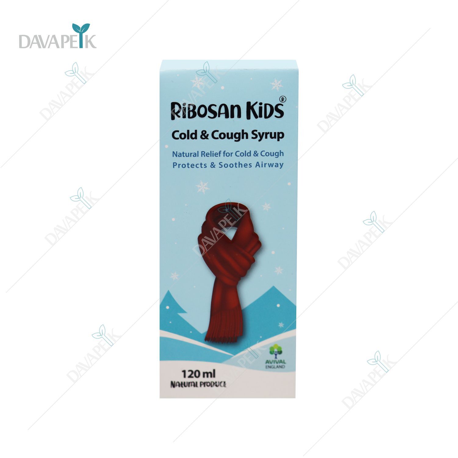  ریبوزان آویوال شربت سرما خورگی و سرفه کودکان 