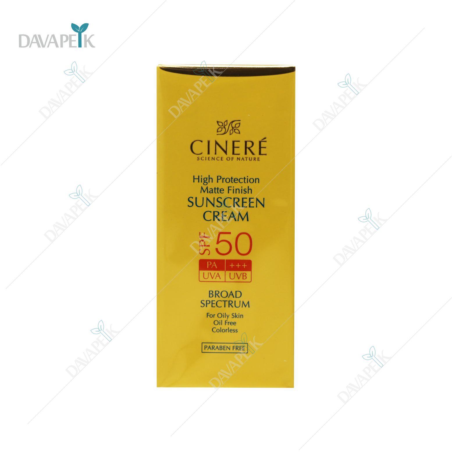  کرم ضد آفتاب پوست چرب سینره SPF50 