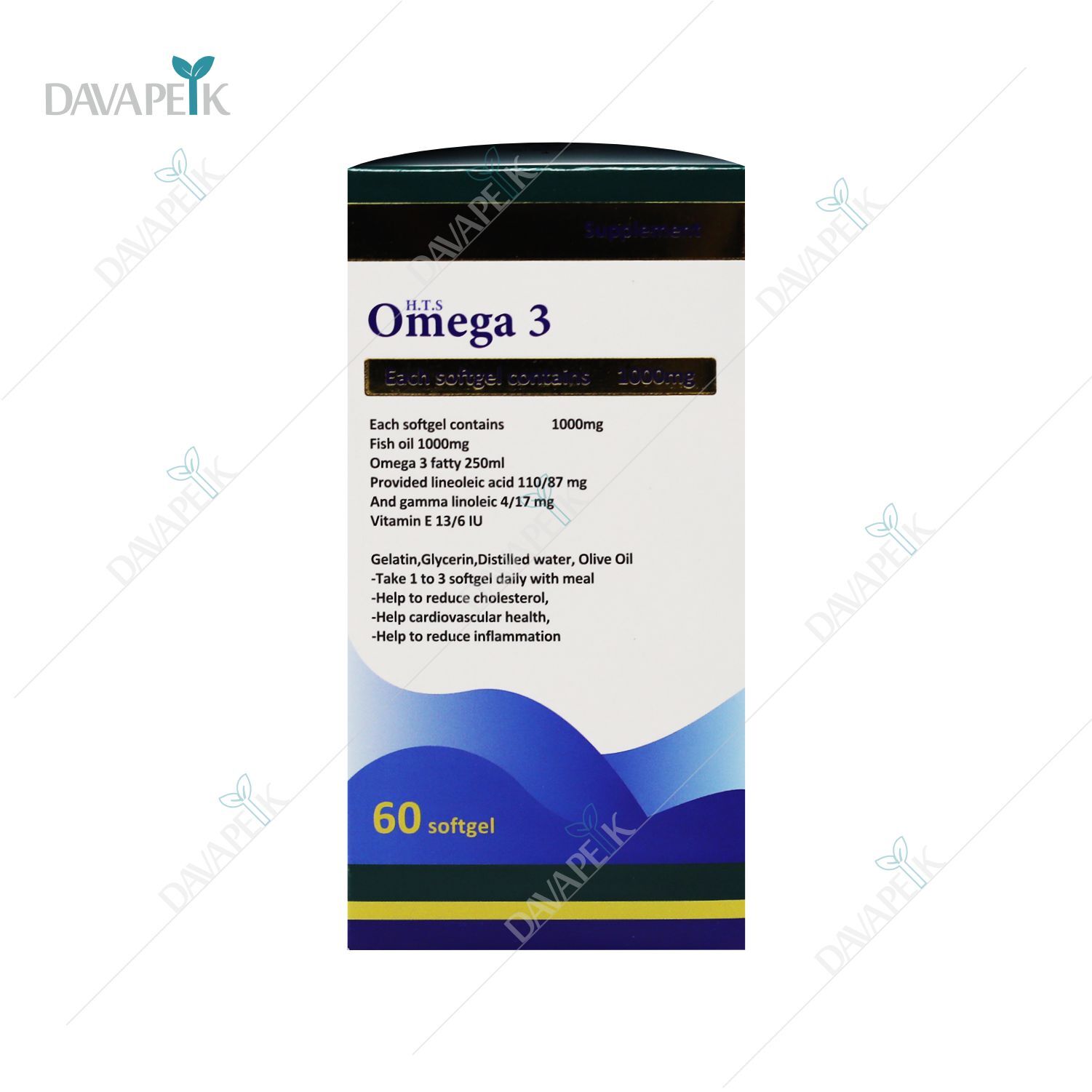  مکمل تقویت قلب و عروق و کاهش تری گلیسیرید 