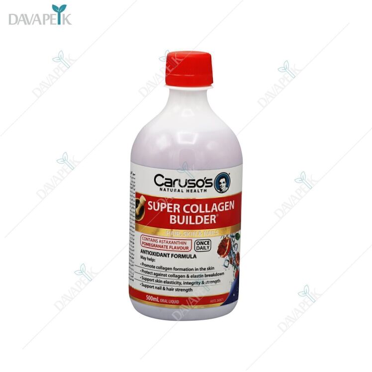 شربت سوپر کلاژن 500 میلی لیتر بیلدر کاروسوس نچرال هلث