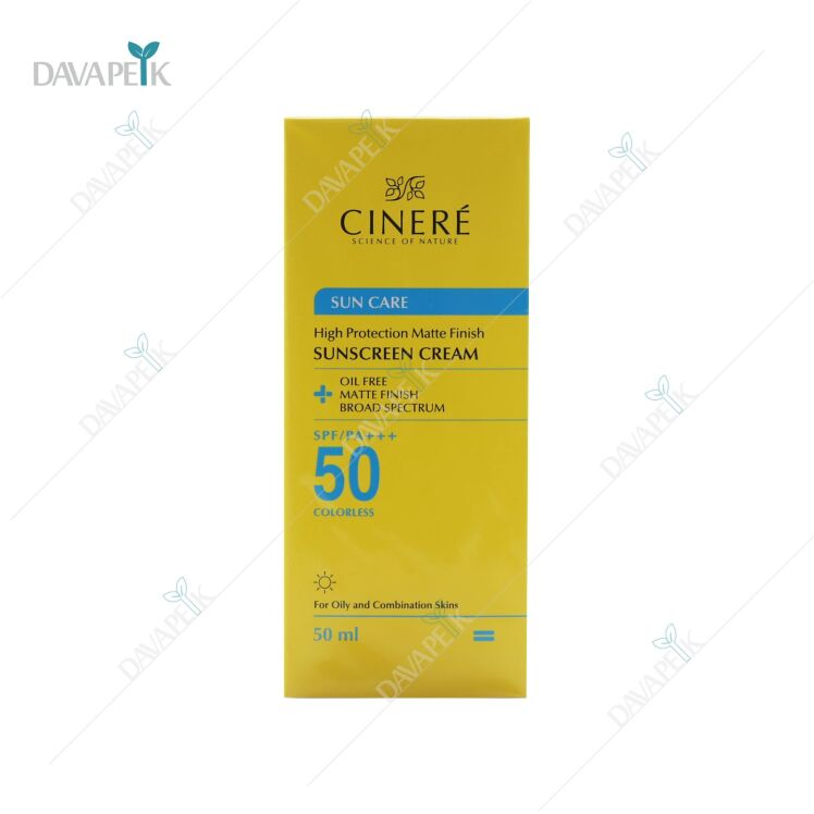دوادد در حال استفاده کرم ضدآفتاب فاقد چربی بی‌ رنگ سینره اس پی اف 50 