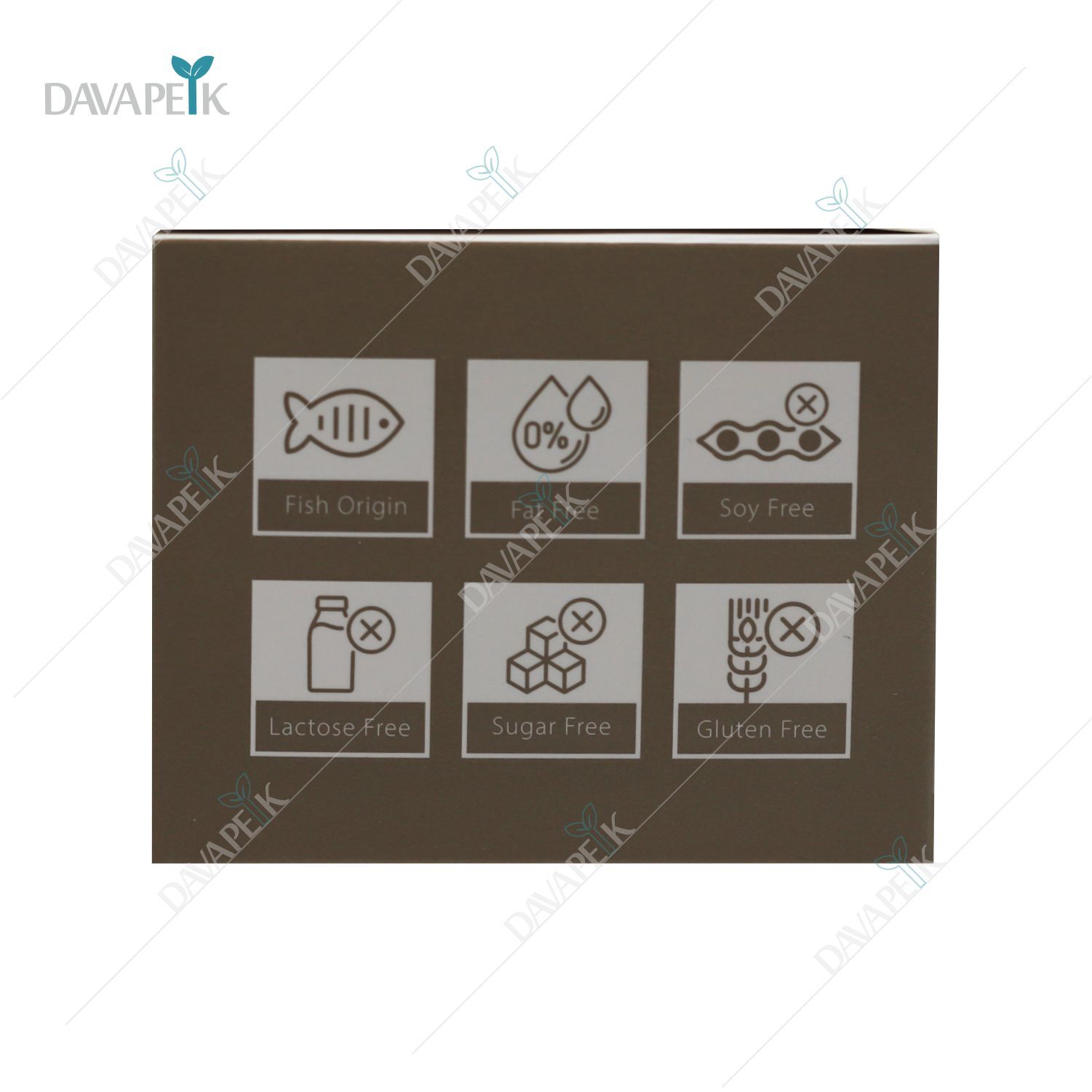 نمای بسته بندی کلاژن پلاس و زینک بی اس کی